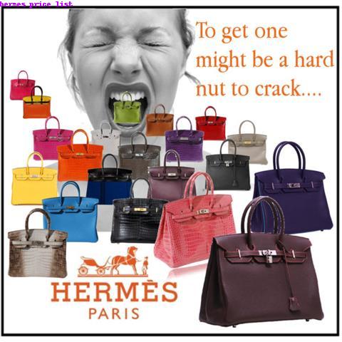 hermes price list
